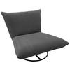 Relaxsessel Cremona Polyester Grau - Schwarz/Grau, Design, Textil (100/78/96cm) - Livetastic