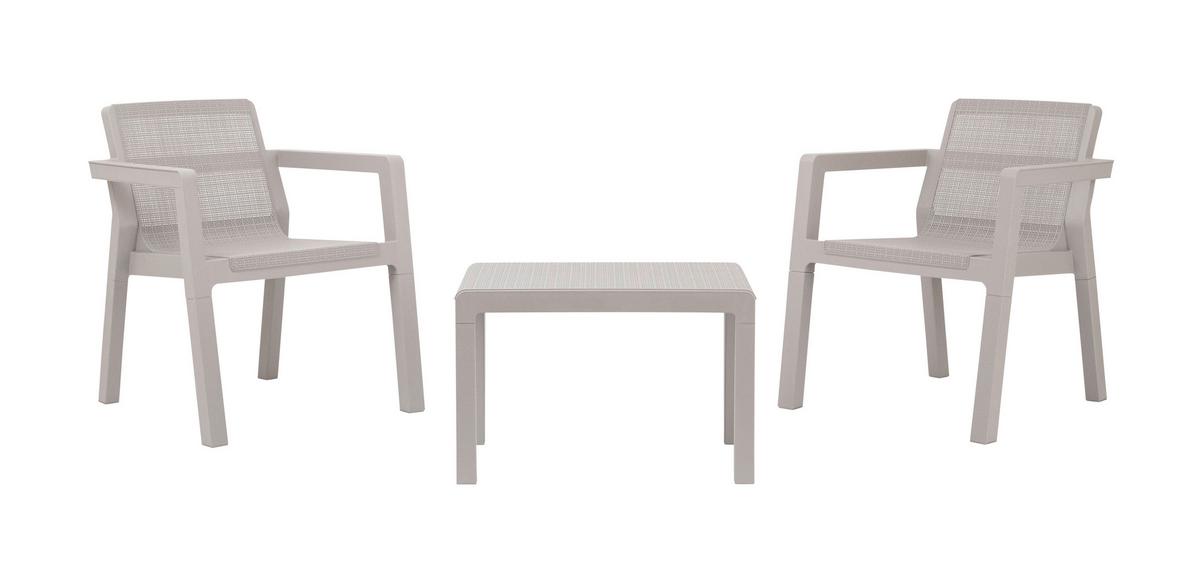 SADA NA BALKON ALBA - pískové barvy, Basics, plast - Mömax