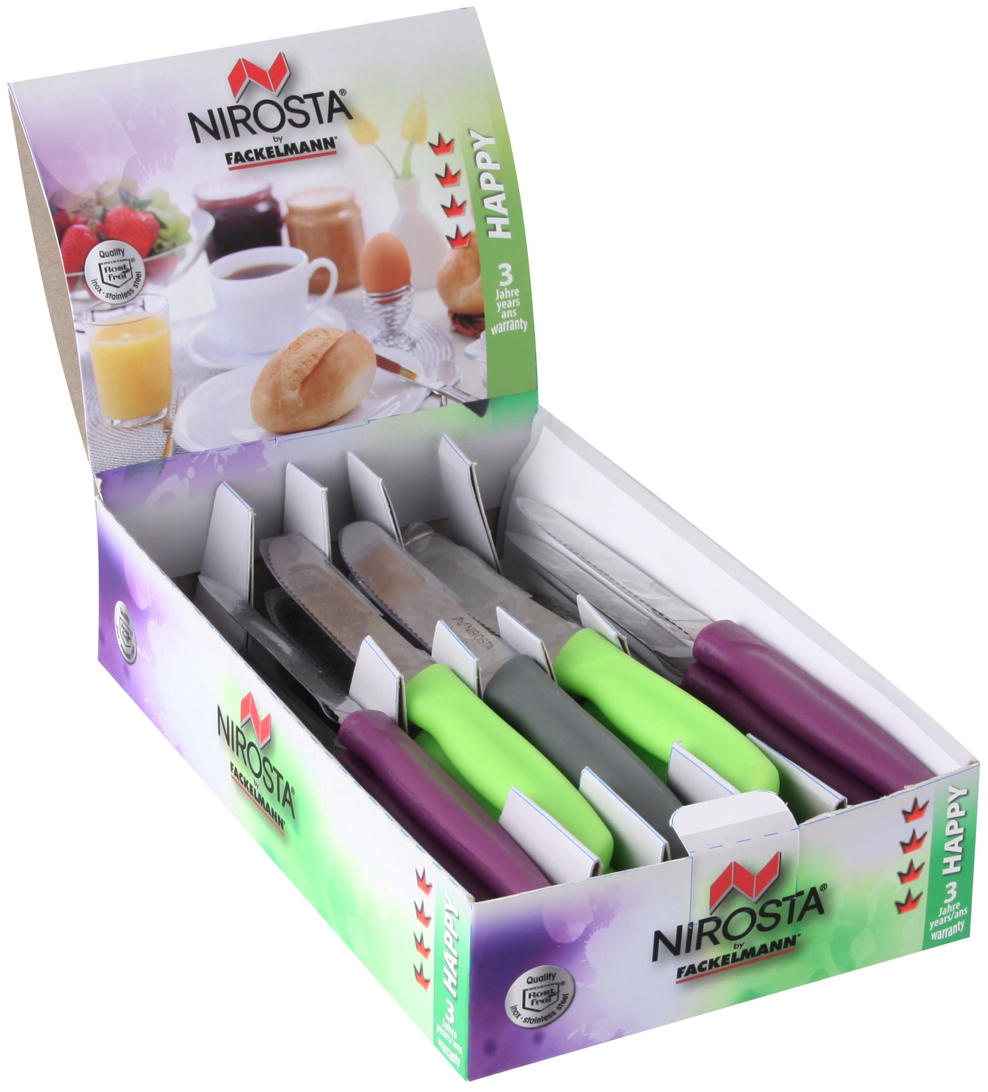 Kés Fackelmann - Nemesacél, konvencionális, Fém (20cm)