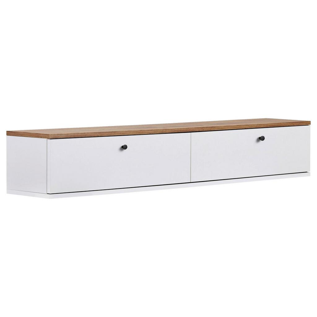 TV-ELEMENT Weiß/Kieferfarben B: 160cm