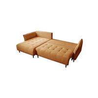 Ecksofa Mit Schlaffunktion Monte Carlo Braun - Schwarz/Braun, Trend, Holz/Holzwerkstoff (160/290cm)