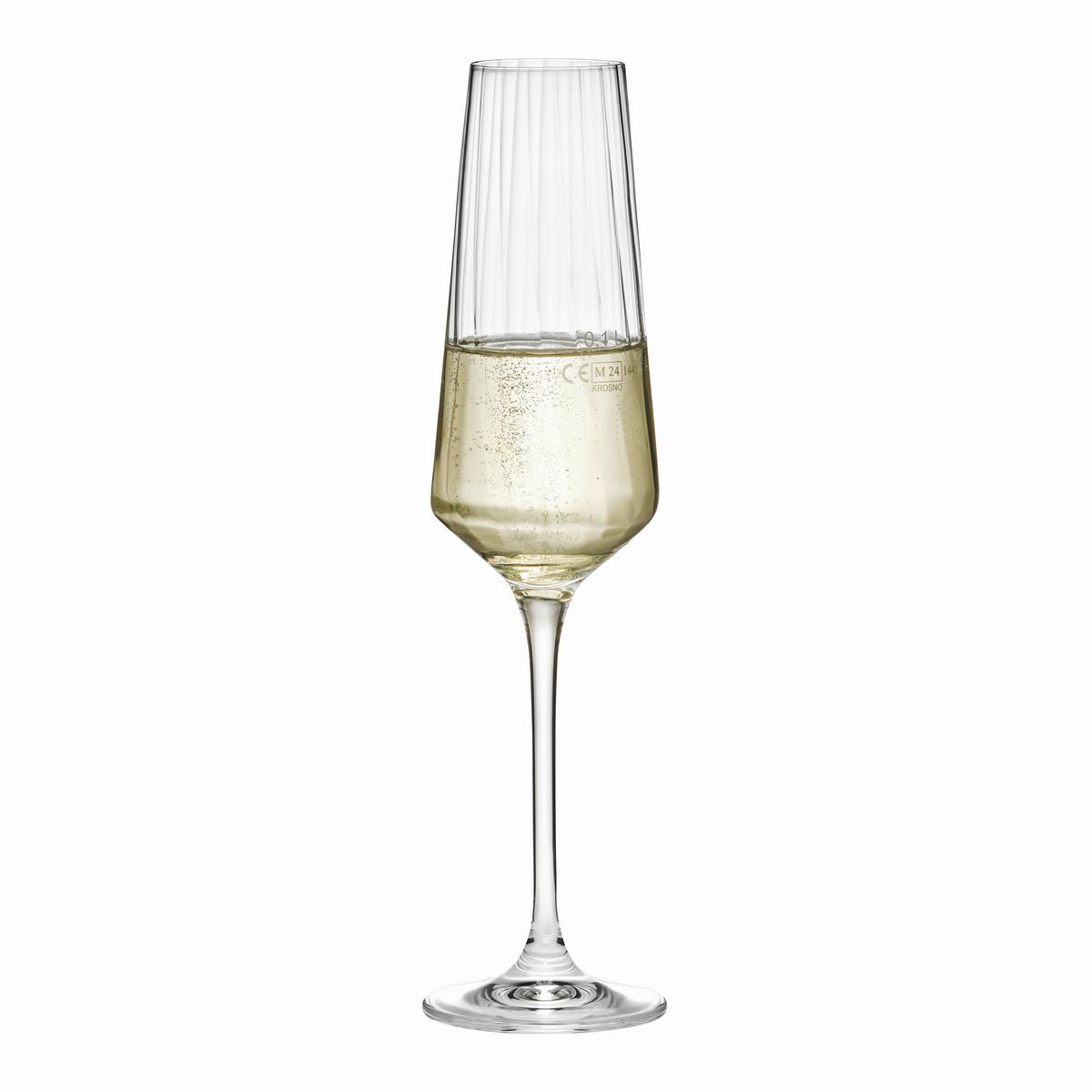 GLÄSERSET 6,5x25 cm, 200 ml - Klar, Basics, Glas (6,5/25cm) - Van Well
