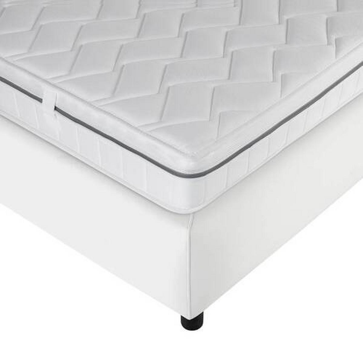 Kaltschaummatratze Air Deluxe 90x200 Cm H2/h3 H: 23 Cm - Weiß, Basics, Textil (90/200cm) - MID.YOU