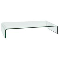 Tv-aufsatz Hagen Klarglas Bht 90x11x25 Cm Max. 30 Kg - MODERN, Glas (90/11/25cm)