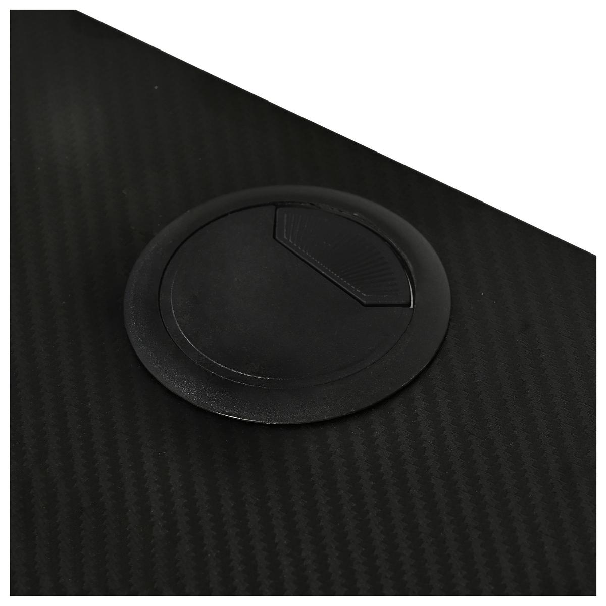 Gamingtisch Gerald Schwarz B: 120 cm - Schwarz, Trend, Holzwerkstoff/Metall (120/75/60cm)