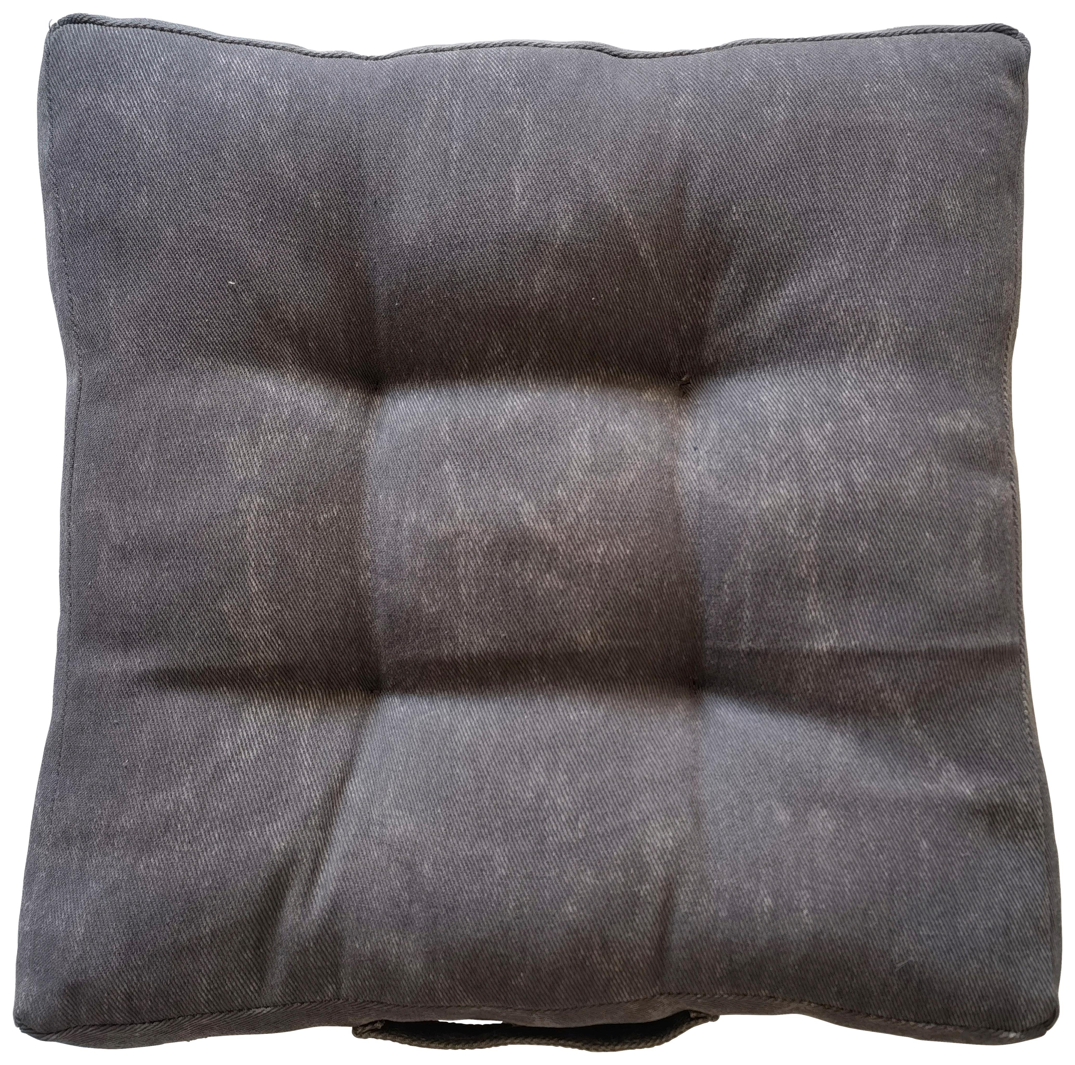 Ülőpárna Elsa - antracit, Modern, textil (40/40/7cm) - Luca Bessoni