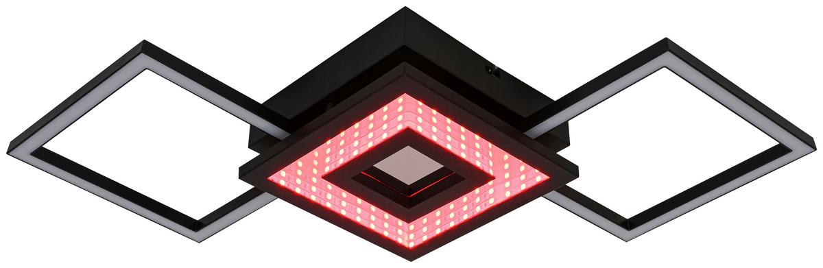 Led Mennyezeti Lámpa Charlotta - fekete, Basics, műanyag/fém (27,8/66/7cm) - Luca Bessoni