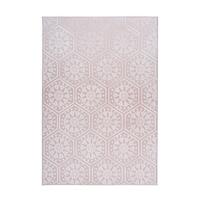 Flachwebteppich Rosa, BxL: ca. 160x230 cm - Rosa, KONVENTIONELL, Textil (160/230cm) - Kayoom