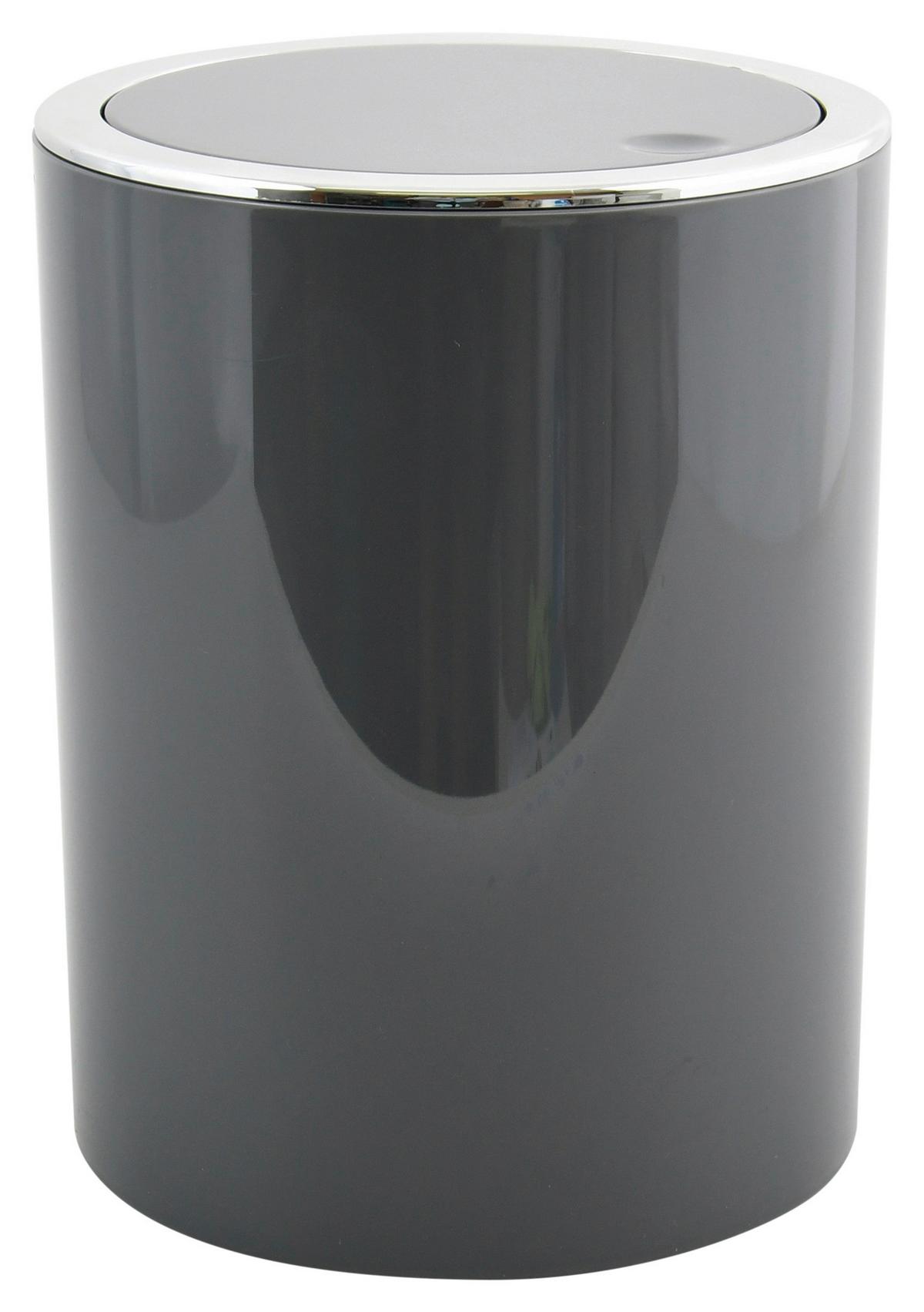 Abfallsammler Kamaka - Grau, KONVENTIONELL, Kunststoff (19/24,2cm) - Spirella