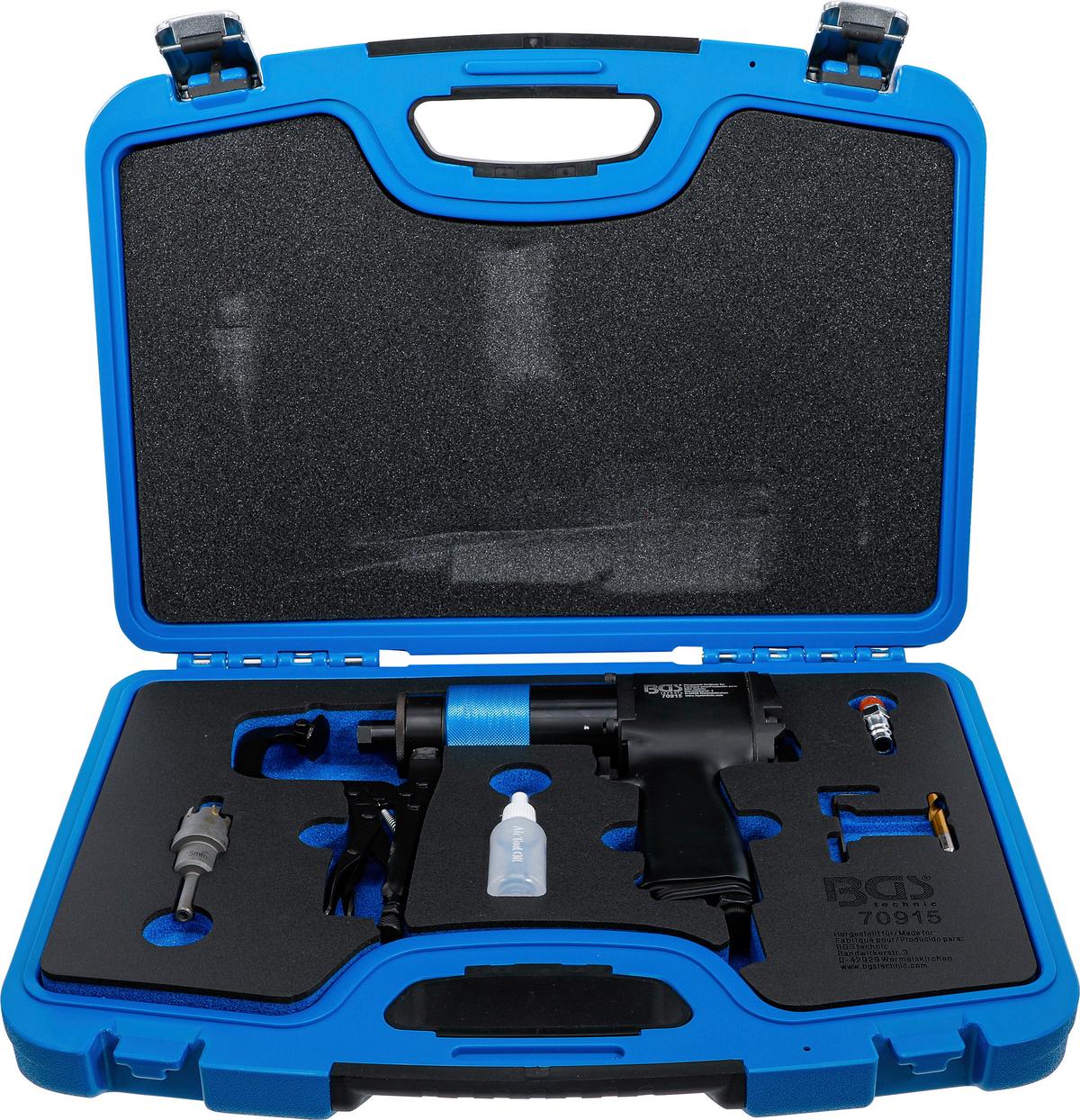 Druckluft-Schweißpunkt-Fräser 70915 - Blau/Schwarz, Basics (44,1/31,9/10,1cm)