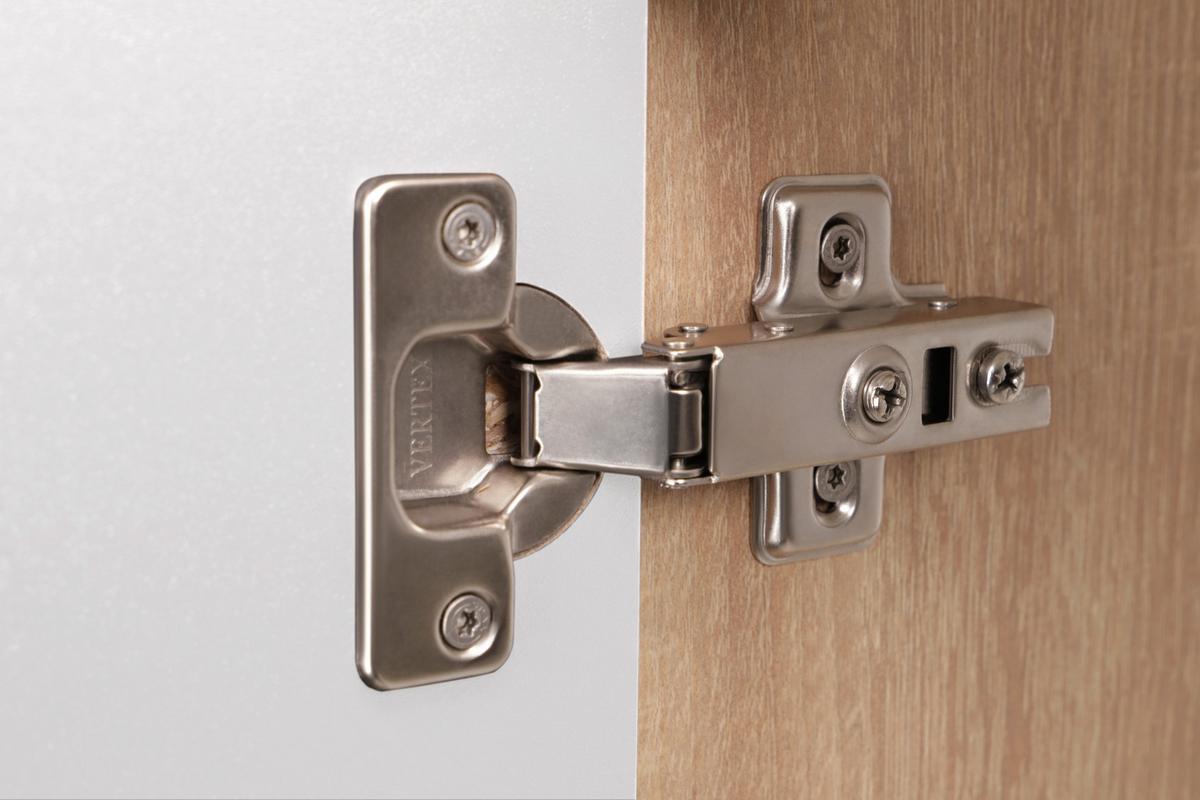 Hochschrank Merle Weiß/Eiche Dekor B:120cm - Eichefarben/Weiß, Basics, Holzwerkstoff (120/144,9/60cm) - Respekta