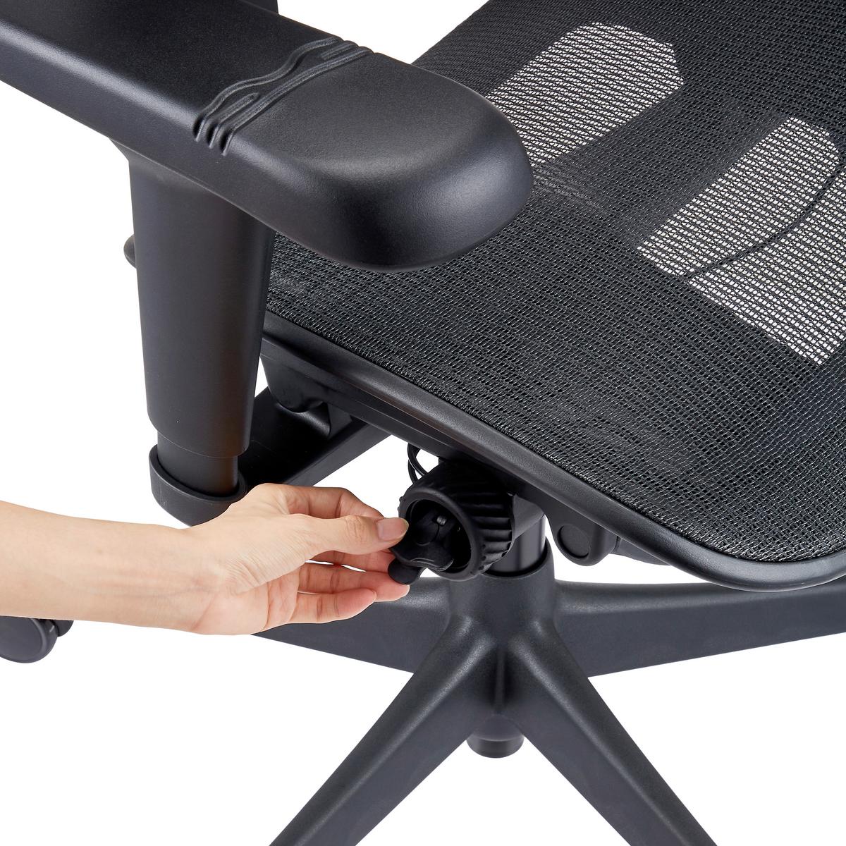 Drehstuhl Enjoy Ultra Gen Schwarz B: 71cm - Schwarz, MODERN, Kunststoff/Textil (71/140/70cm) - MID.YOU