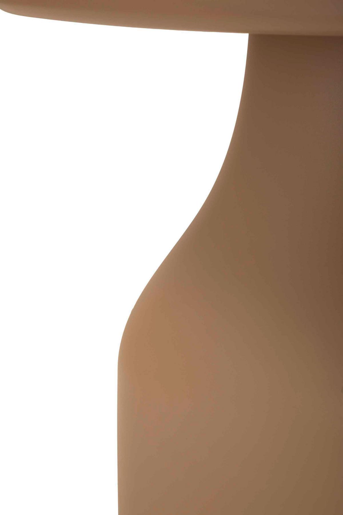 Couchtisch Gea Table Grau B: 48 Cm - Beige, Basics, Kunststoff (48/50/48cm)