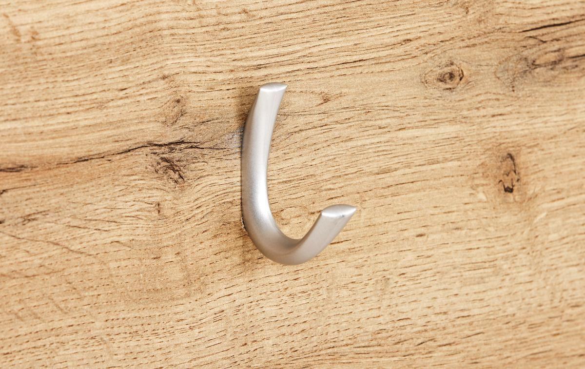 Előszobapanel Moya *TOP ÁR* - tölgyfa/fehér, Modern, műanyag/faalapú anyag (70/99/2cm) - Best Price