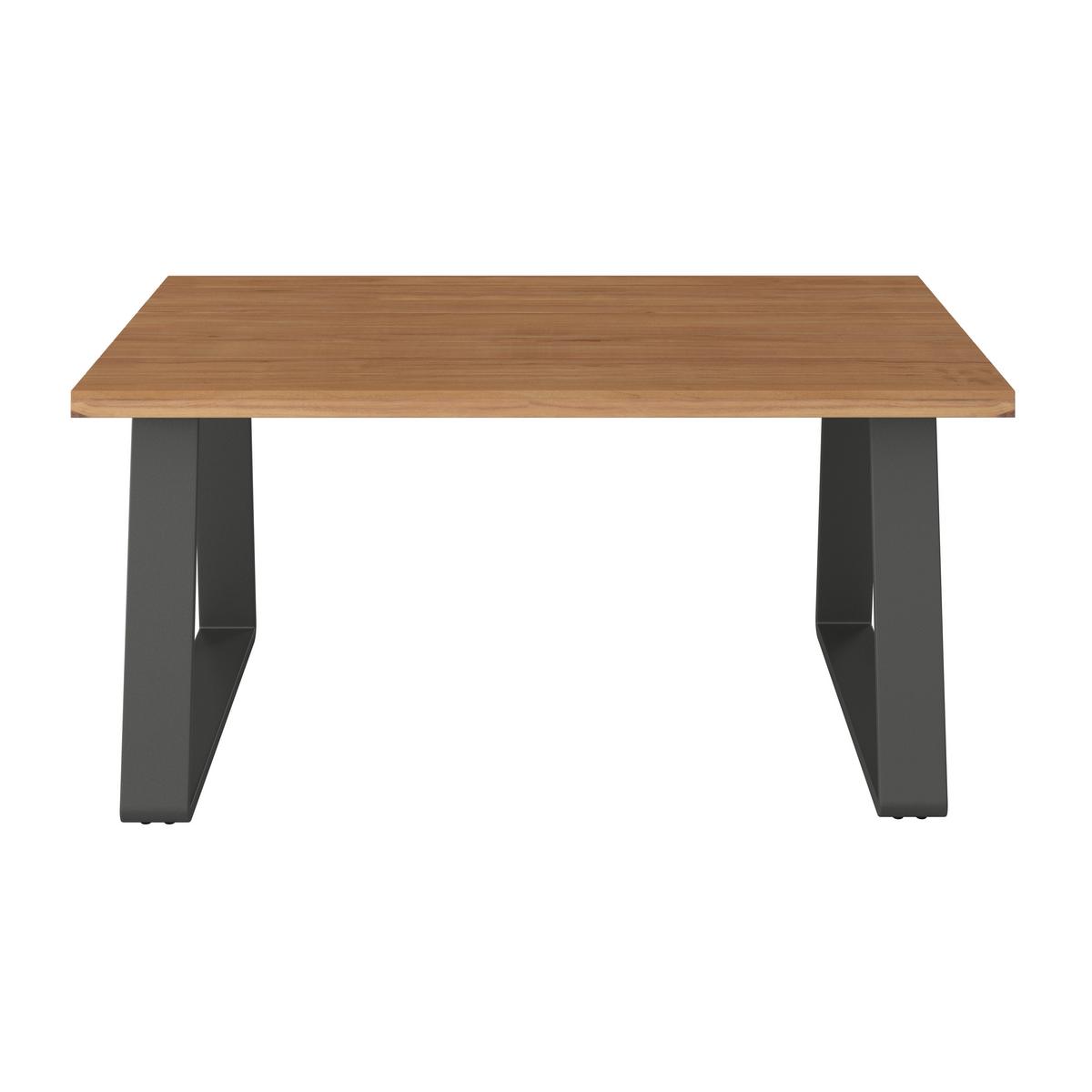 JEDÁLENSKÁ TERASOVÁ SÚPRAVA ALEXA - krémová/farba tíku, Modern, kov/drevo (208,5/81/85,5cm) - Bessagi Garden