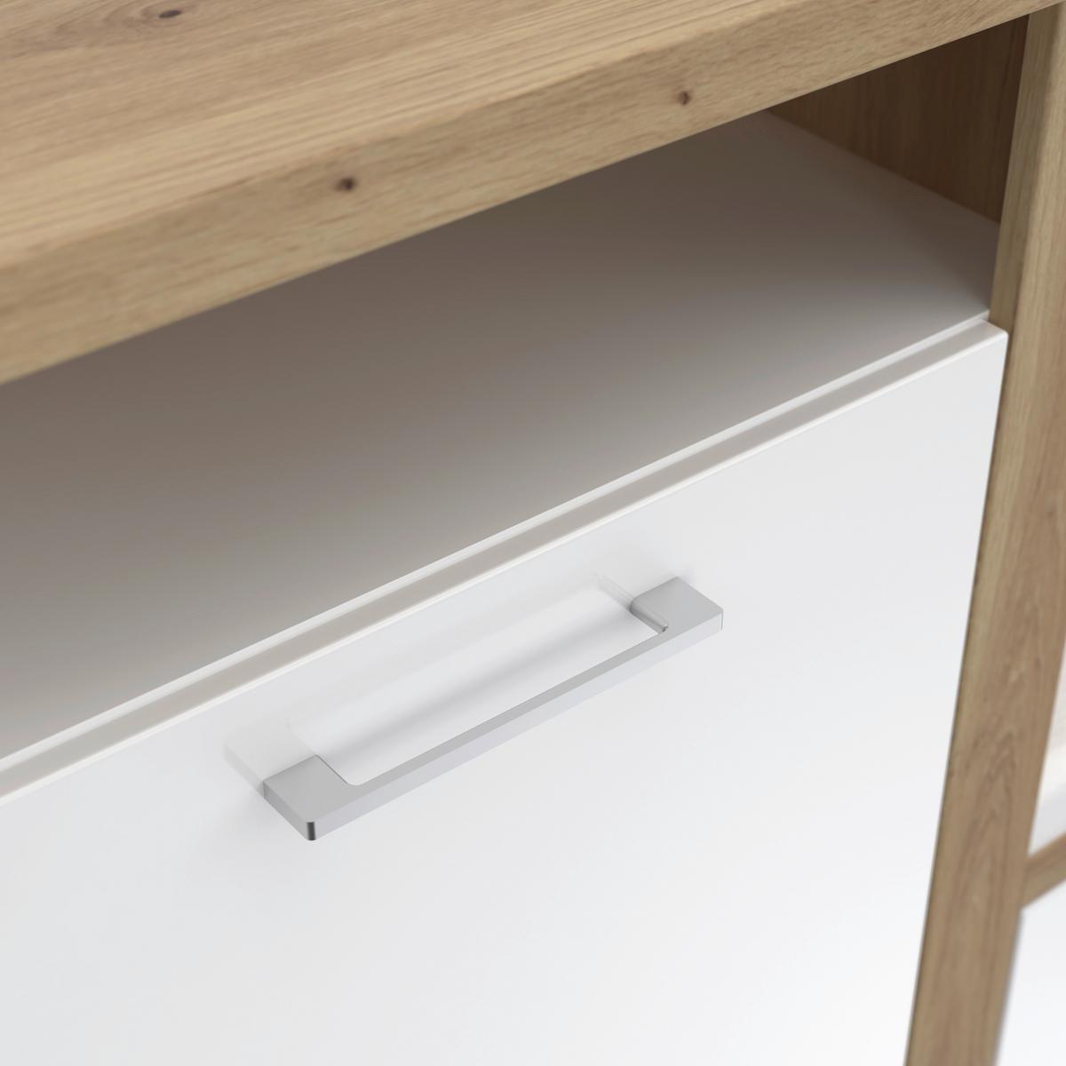 Garderobe Hud Weiß/Eiche Dekor B: 128,8 cm - Weiß/Eiche Artisan, MODERN, Holzwerkstoff (128,8/201/43,4cm) - MID.YOU