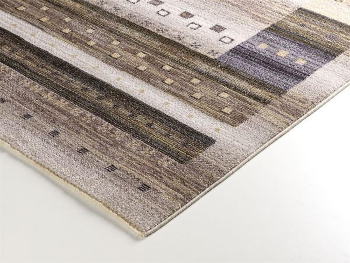 Webteppich Oculus Beige 90x190 cm - Beige, Basics, Textil (90/190cm) - Novel