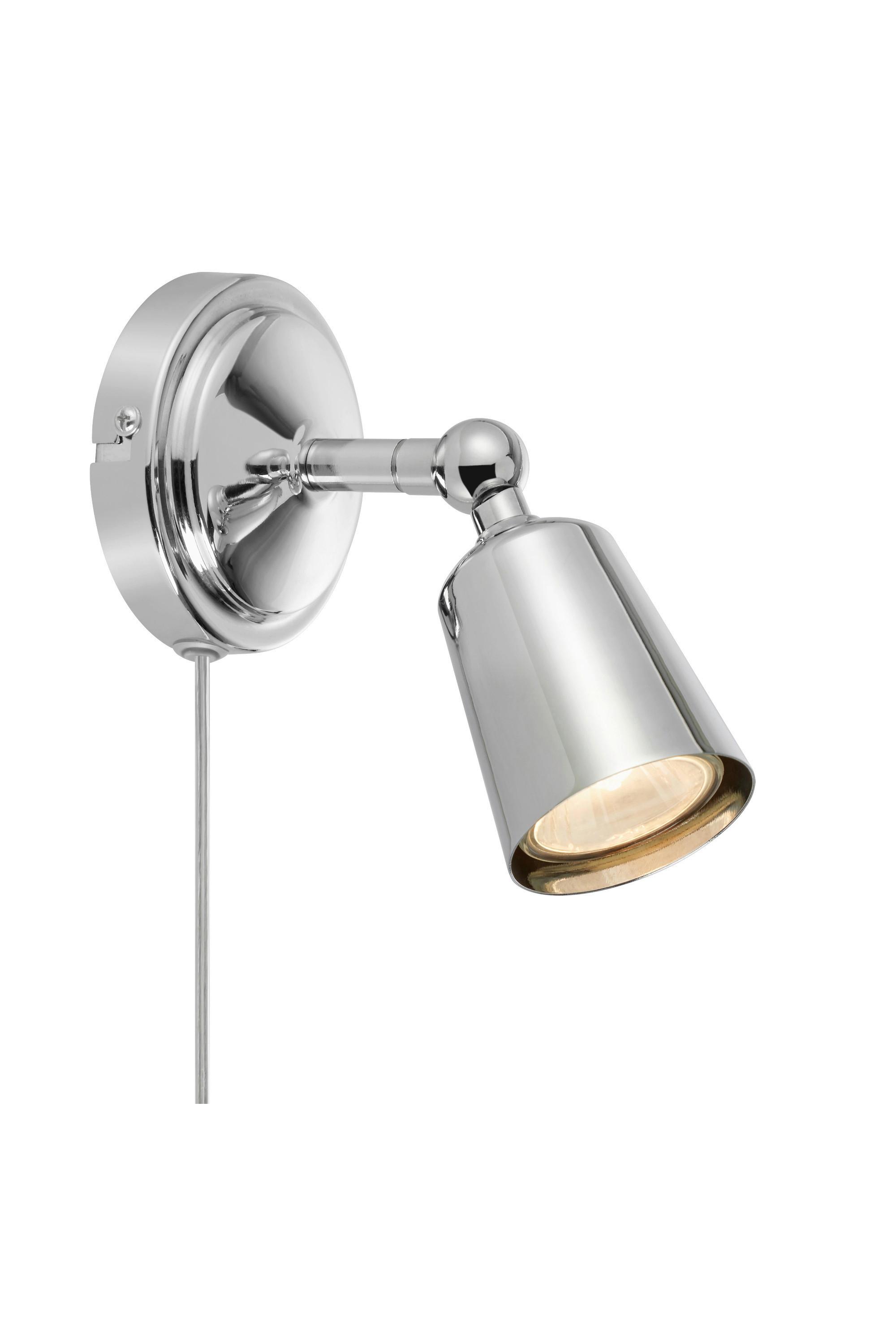 Wandleuchte Markslöjd Tiny Wall 1l Chrome - Chromfarben, Design, Metall (9,5/11/15,5cm) - Markslöjd