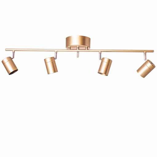 Strahler Correct 4-Flammig, L: 83 cm - Goldfarben, Basics, Metall (83/17,5cm) - By Rydéns