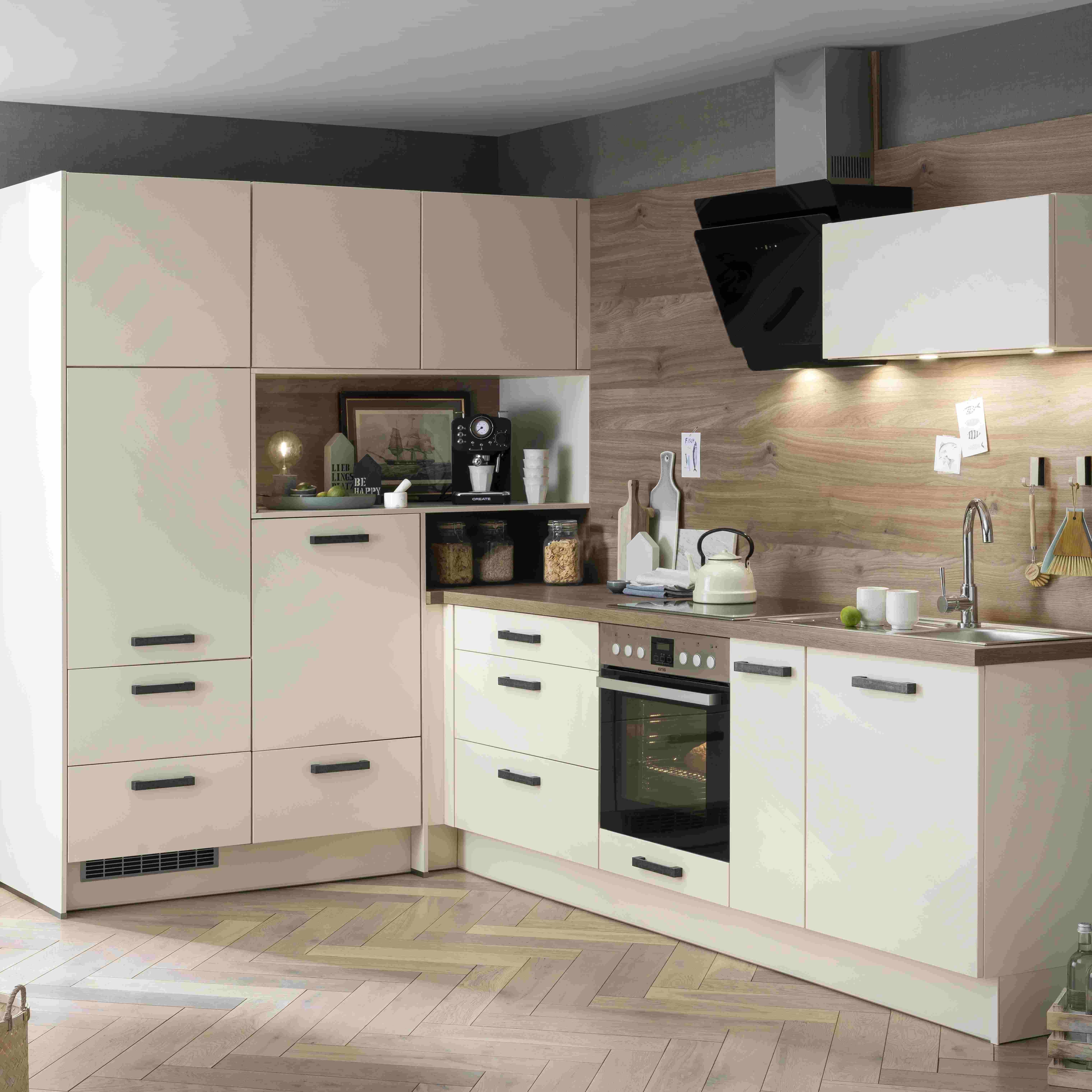 Frontfarbe Ip2200 Magnolienweiß - Magnolie, MODERN, Holzwerkstoff - Impuls