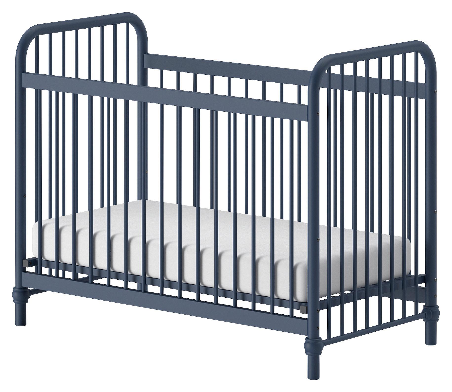 Gitterbett Bronxx 60x120 Cm Blau Inkl. Rost Und Gitter