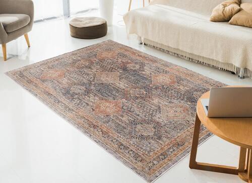 Webteppich Grau Trojes 120x170 cm - Grau, Design, Textil (120/170cm) - Novel