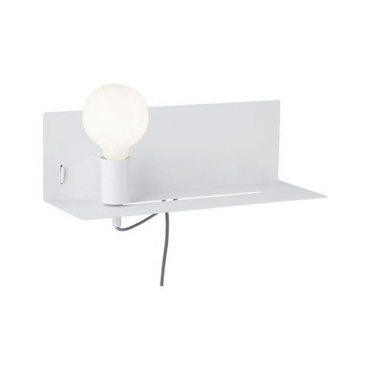 Wandleuchte 1-flammig Mit Usb-Anschluss - Weiß, LIFESTYLE, Metall (40/13cm) - Paulmann