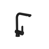Küchenarmatur London Schwarz Ausziehbare Brause, Hochdruck - Schwarz, Basics, Metall (5,5/30,0/24,0cm)