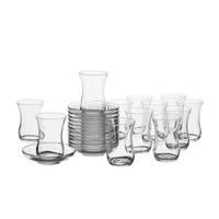 Teegläserset 24-Teilig Glas, 120 ml - Transparent, Basics, Glas (5,5/8,5cm) - Mäser