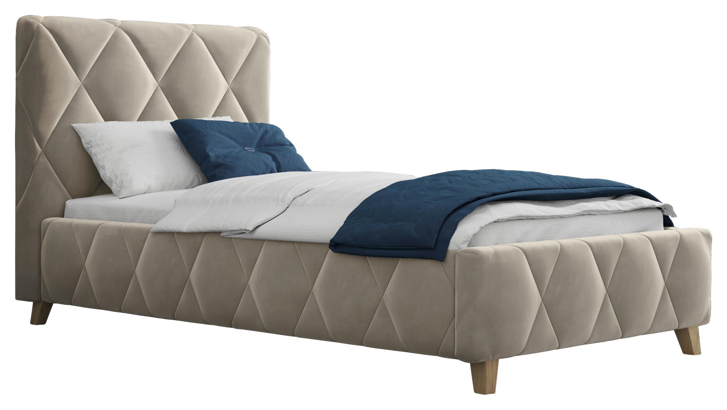 Polsterbett Trivio 100x200 cm Cappuccino - Cappuccino, MODERN, Holz/Holzwerkstoff (100/200cm) - MID.YOU