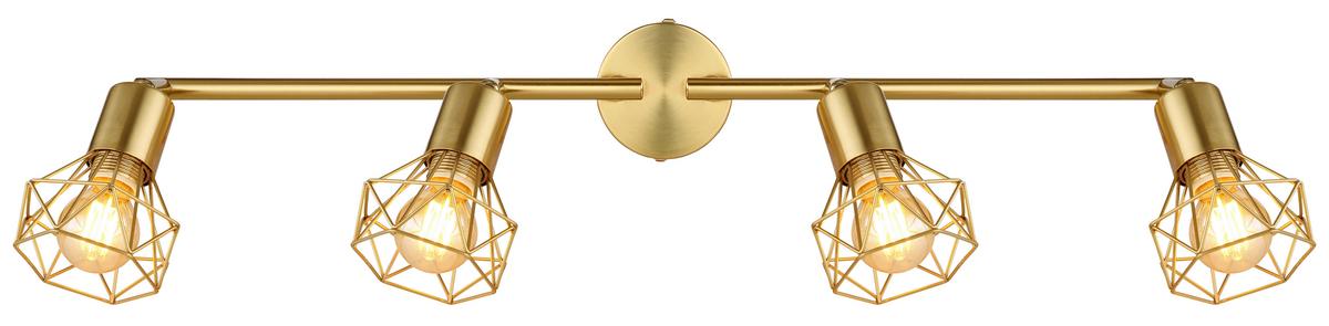 Strahler 54802gb-4 - Goldfarben, Design, Metall (60/8/19,5cm) - Globo