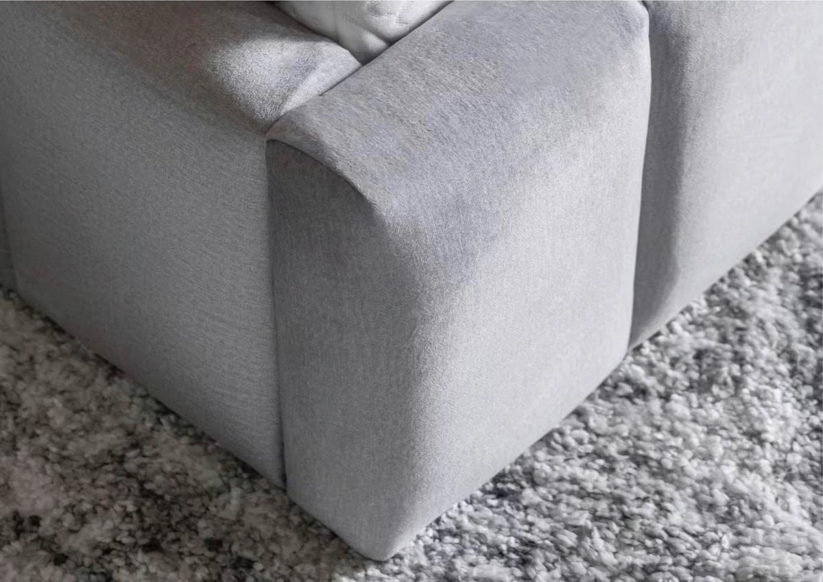 Polsterbett Lamica Hellgrau Lf: 180x200 Cm - Hellgrau/Schwarz, MODERN, Holz (180/200cm) - MID.YOU