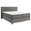 Boxspringbett Carmen A Grau 180x200 Cm - Türkis/Grau, KONVENTIONELL, Holz/Holzwerkstoff (180/200cm) - James Wood