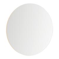 Zrkadlo s LED osvetlením PISA Ø ca. 80cm - farba duba, Modern, kompozitné drevo (80/5cm) - Mömax