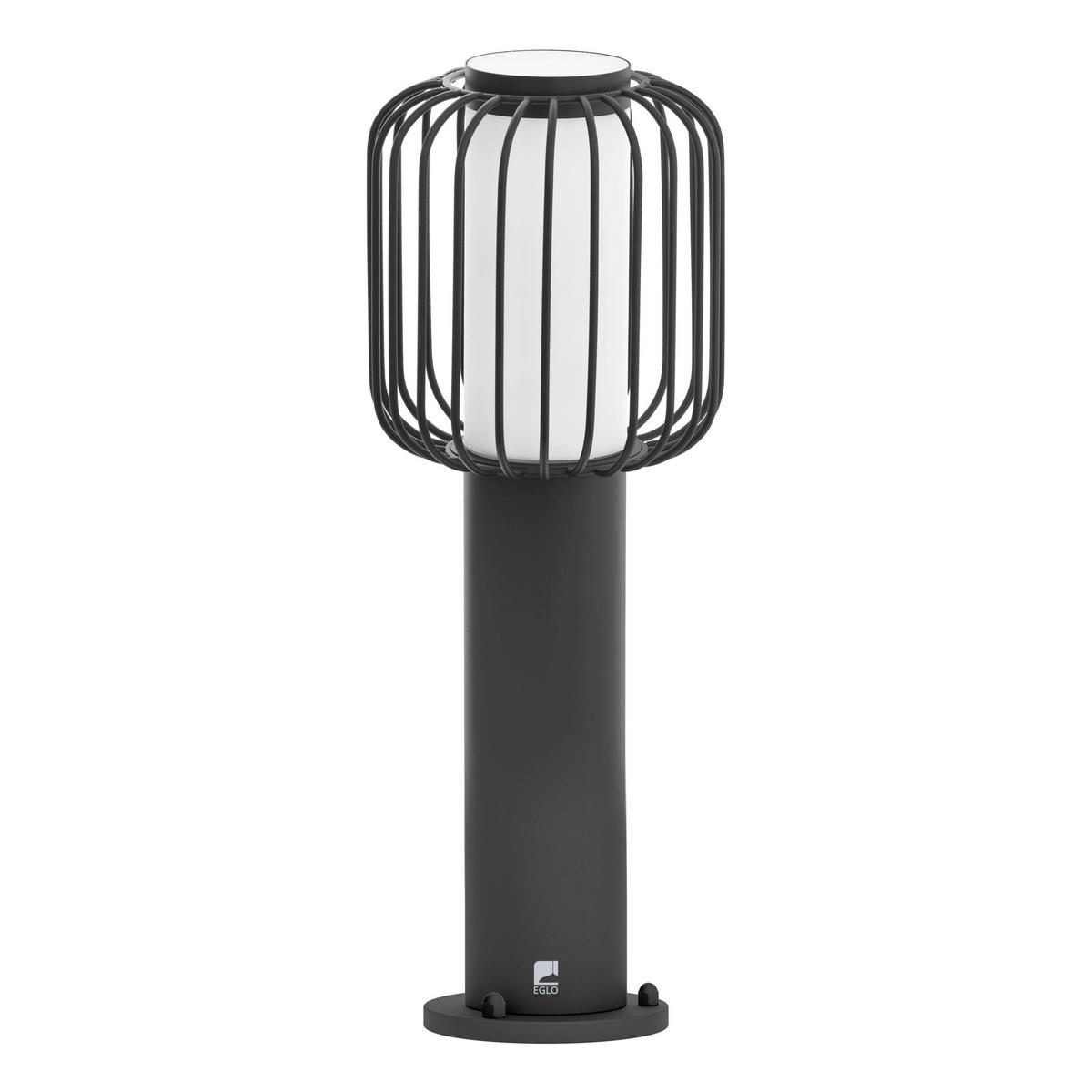 Außenwandleuchte 1x 28 W E27 - Schwarz/Weiß, Basics, Kunststoff/Metall (16,5/45cm) - Eglo