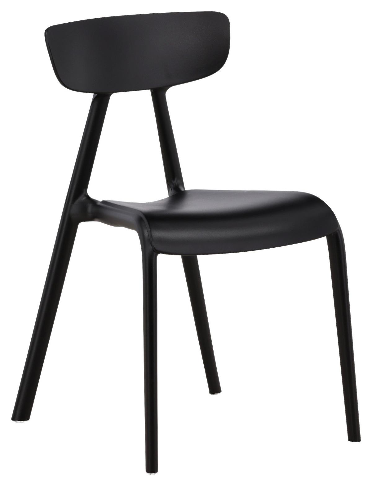 Stuhl-Set Ursholmen - Schwarz, Design, Kunststoff (49/79.5/54cm) - Livetastic