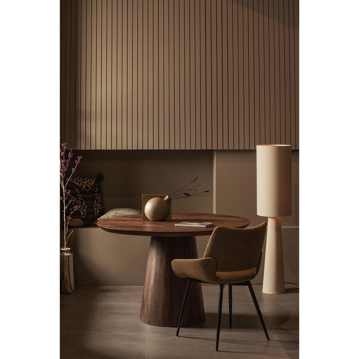 Esstisch Limit Walnussfarben L: 130 cm - Walnussfarben, Design, Holz (130/130/76cm) - Livetastic