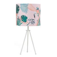 Tischleuchte 4942/Lgr - Weiß, Trend, Textil/Metall (30/57cm)