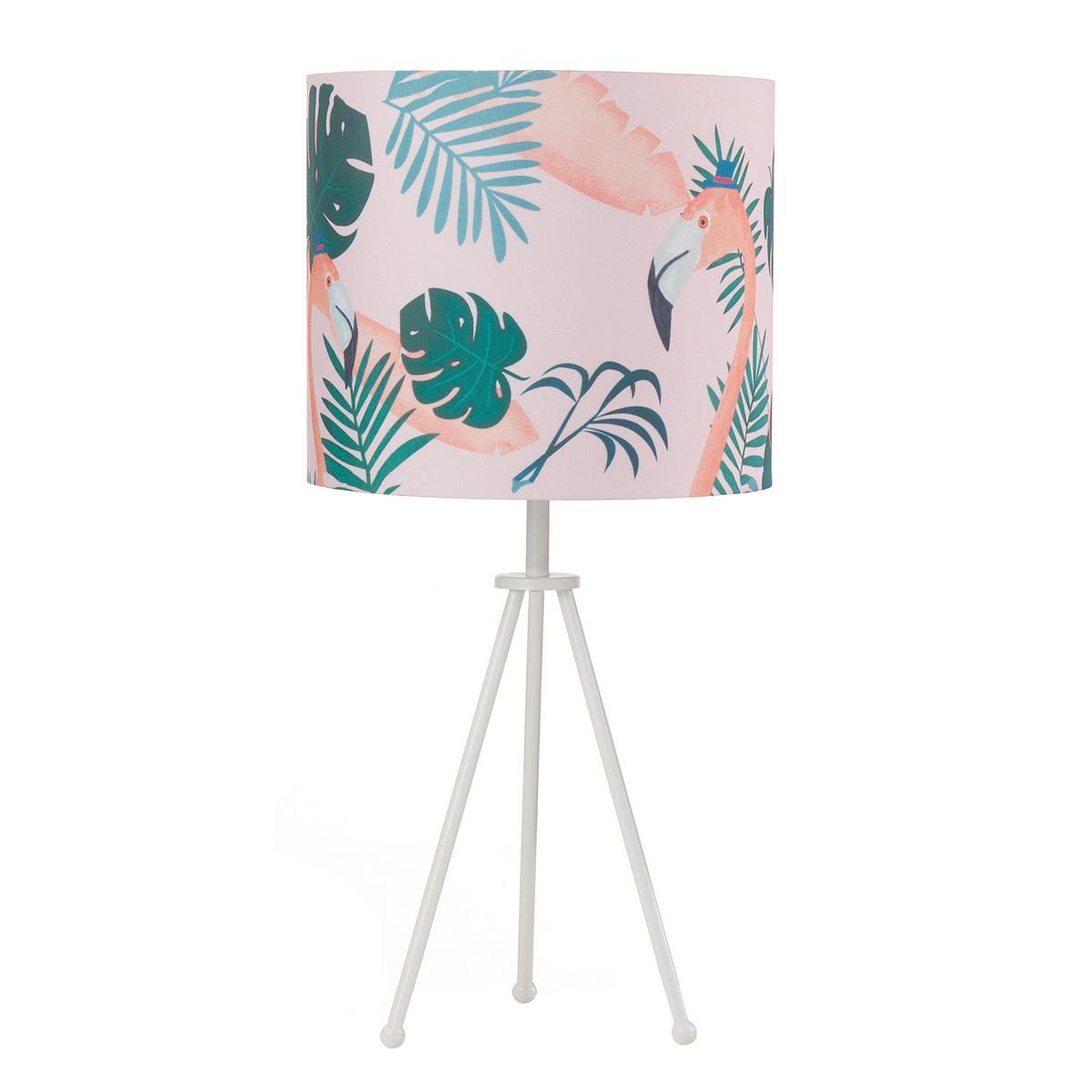 Tischleuchte 4942/Lgr - Weiß, Trend, Textil/Metall (30/57cm)