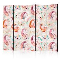 PARAVENT Multicolor B: 225 cm - Multicolor, Basics, Holz/Textil (225/172/3cm) - artgeist