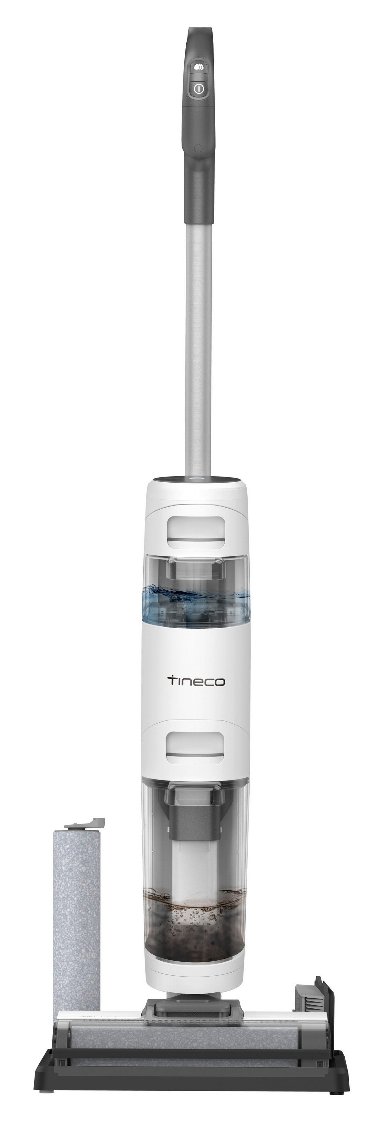 Száraz-nedves Porszívó Tineco Ifloor Breeze - fehér/szürke, Basics, műanyag (28,6/27,6/110cm)