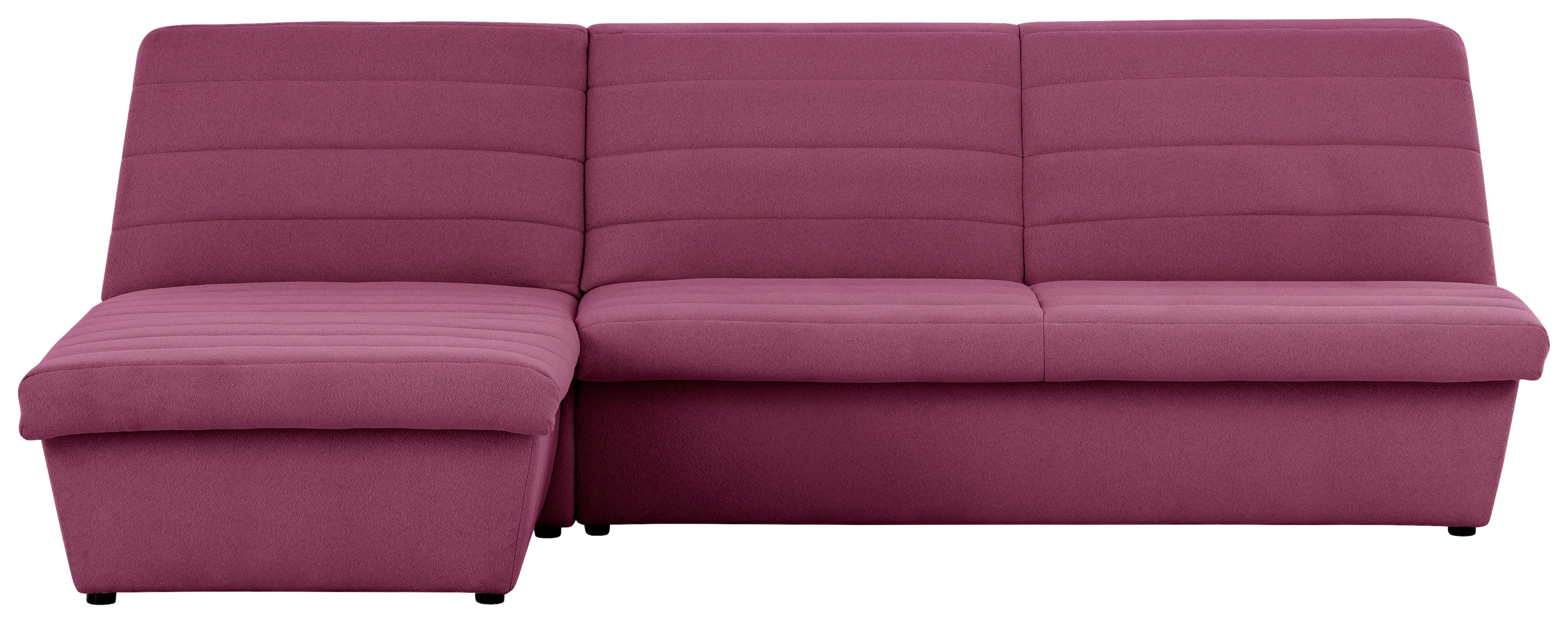Ecksofa Looks Viii Weinrot - Weinrot/Schwarz, Design, Textil (168/274cm) - LOOKS by W.Joop