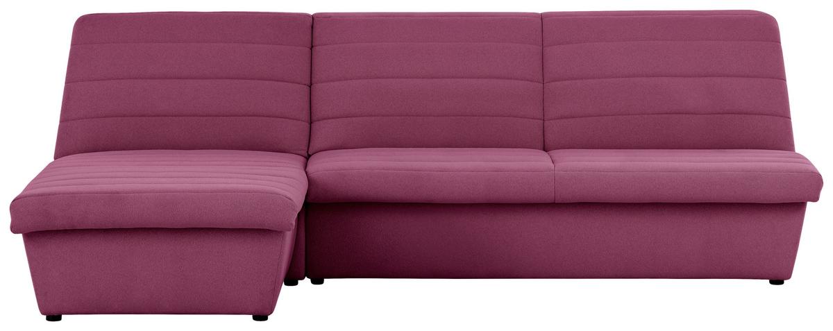 Ecksofa Looks Viii Weinrot - Weinrot/Schwarz, Design, Textil (168/274cm) - LOOKS by W.Joop