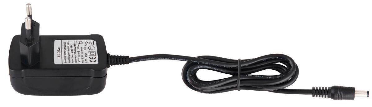 LED-Schreibtischlampe Ursino dimmbar Schwarz - Schwarz, Design, Kunststoff/Metall (48/17/51,5cm) - Globo