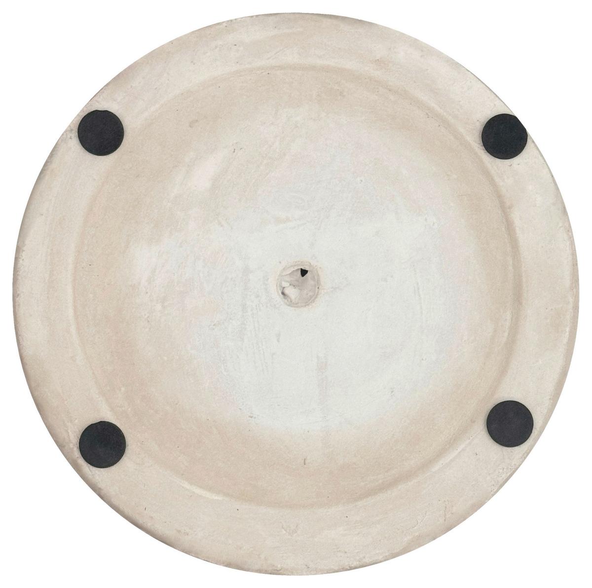 Taburetka Milo, sivobéžová - sivobéžová, Modern, kameň (32/40cm) - Mömax