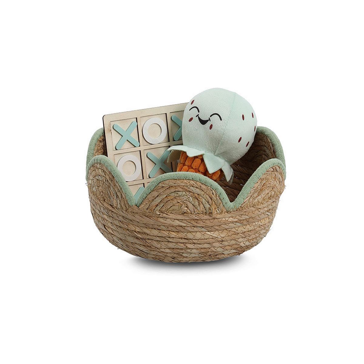 KORBSET Papier, BxHxT: ca. 40x30x30 cm - Naturfarben, Basics, Papier (40/30/30cm) - Zeller Present