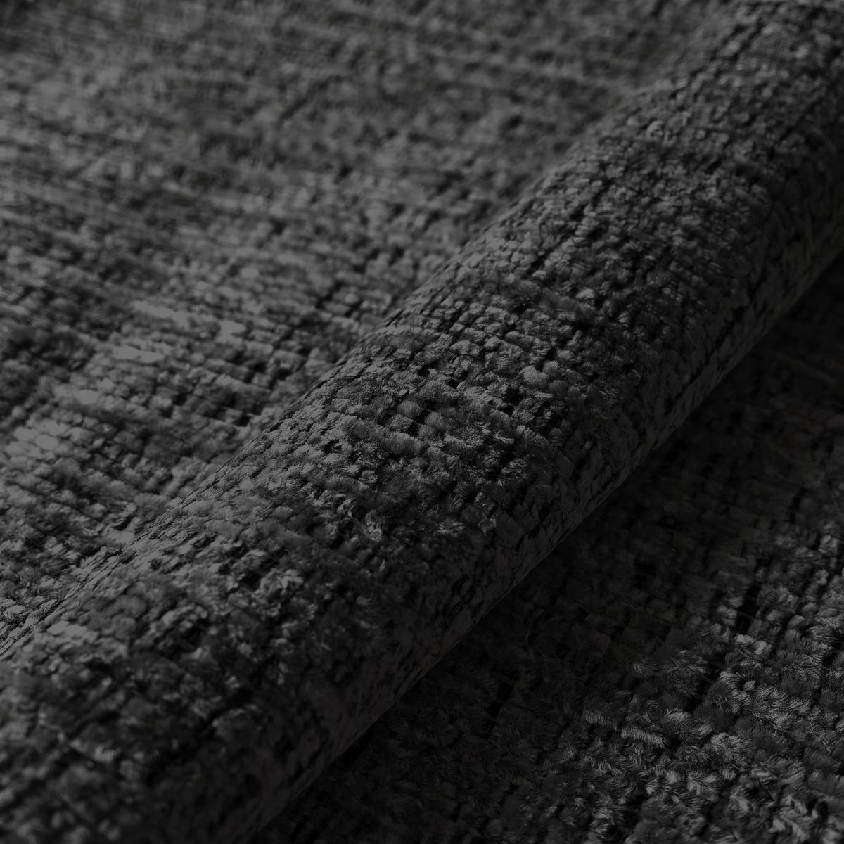Mega pohovka ARUBA 2, čierna/antracitová ženilka - čierna, Trend, textil/plast (238/80/140cm) - Luca Bessoni
