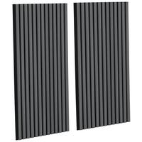 Akustikpaneel Josef - Eiche dunkel, MODERN, Holzwerkstoff/Kunststoff (90/60/2cm)