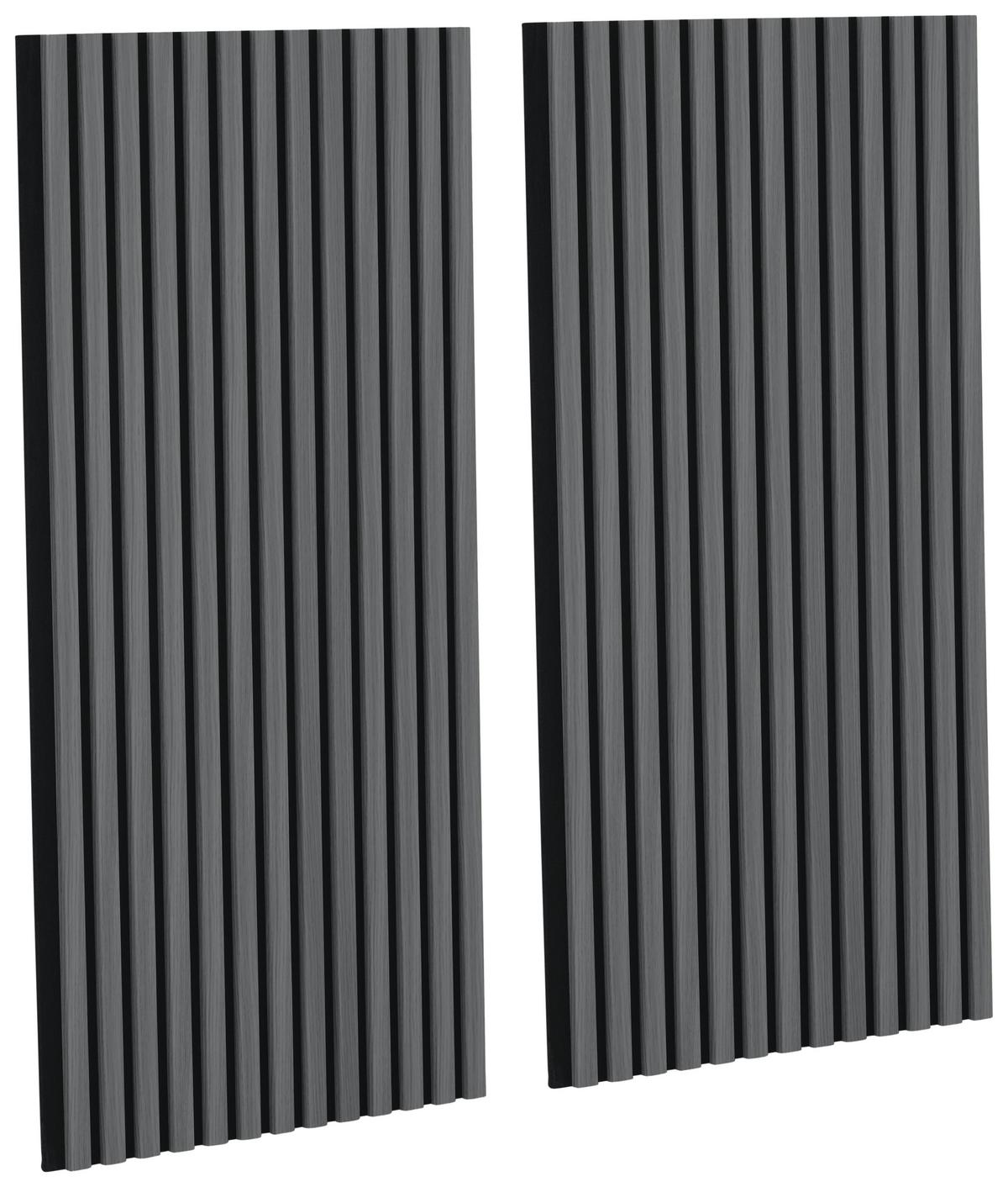 Akustikpaneel Josef - Eiche dunkel, MODERN, Holzwerkstoff/Kunststoff (90/60/2cm)