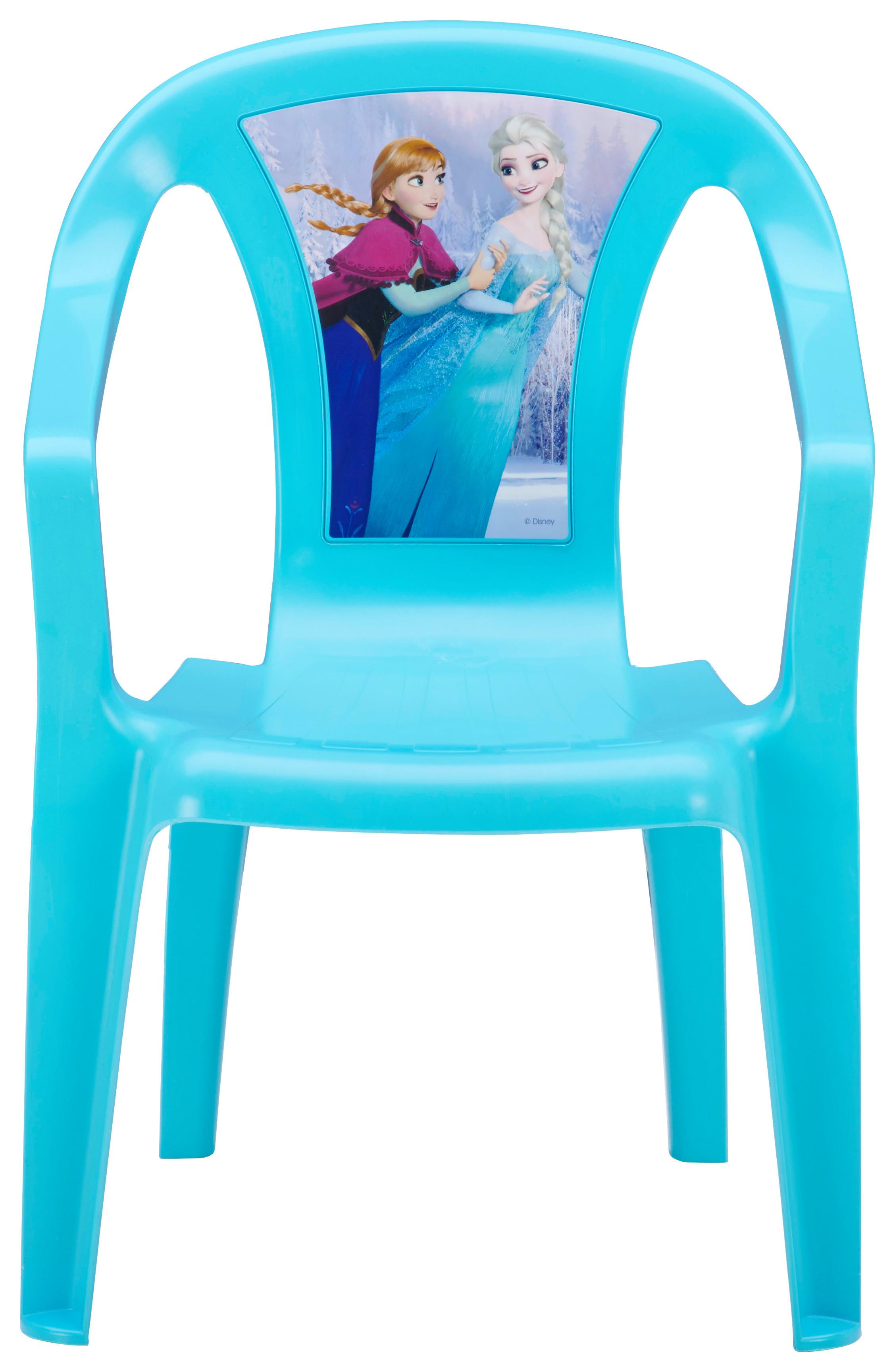 Kinder-gartensessel Hellblau Eisprinzessin Sedia+tavolo - Hellblau, MODERN, Kunststoff (36,5/40/52cm)
